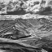 Islande Noir et Blanc